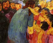 Cristo y los niños (1910) - Emil Nolde