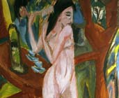 Desnudo peinándose (1913) - Ernst Ludwig Kirchner