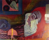 Enfermo en la noche (1920) - Ernst Ludwig Kirchner