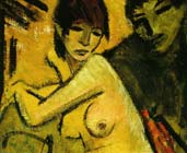 Amante, pareja (1920) - Otto Mueller